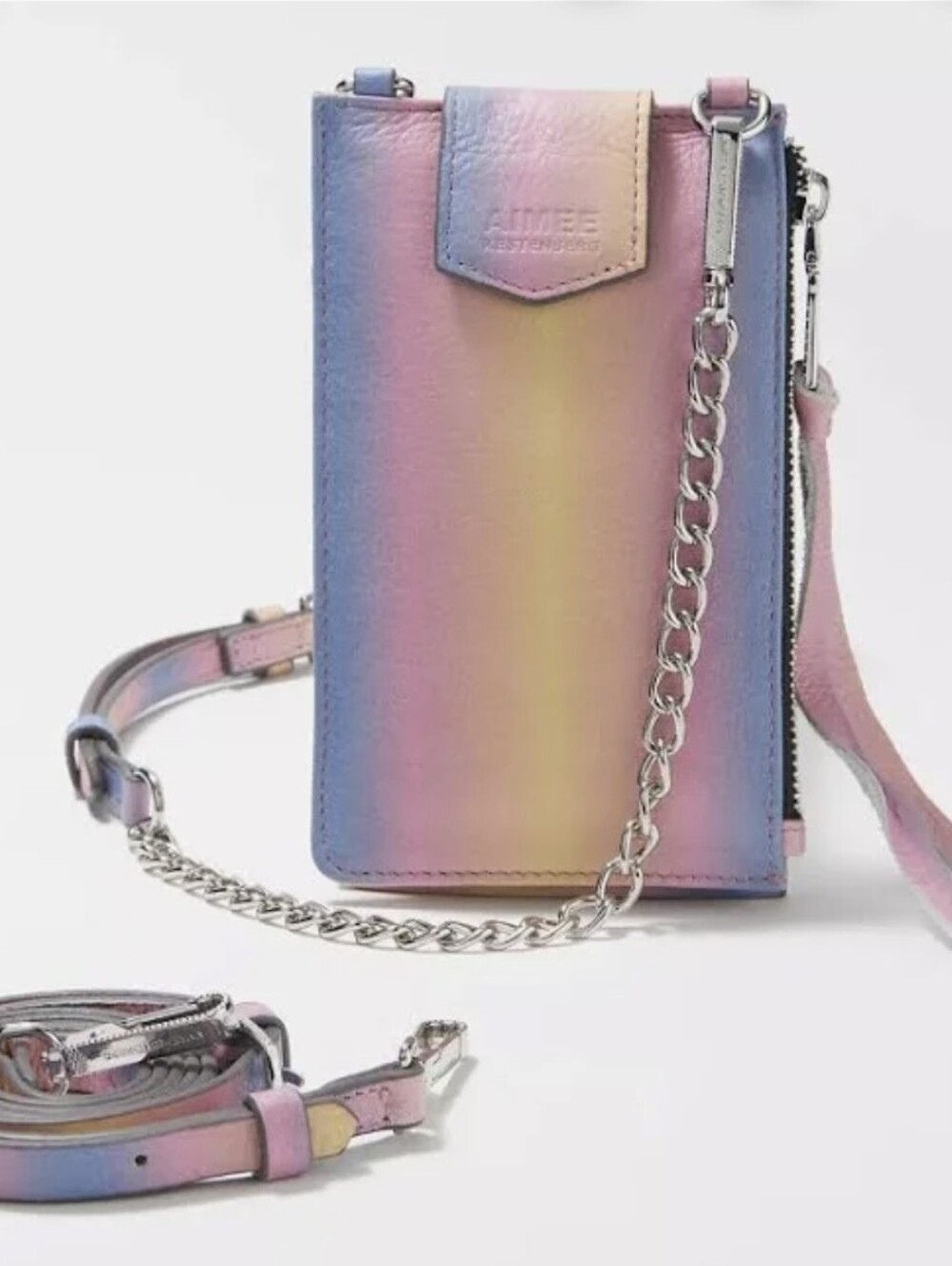 Aimee Kestenberg Leather Ombre Crossbody Phone Case